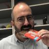 Ismael Sirio López en su famosa foto comiendo dulces para atacar al exministro Alberto Garzón. TwitterX.