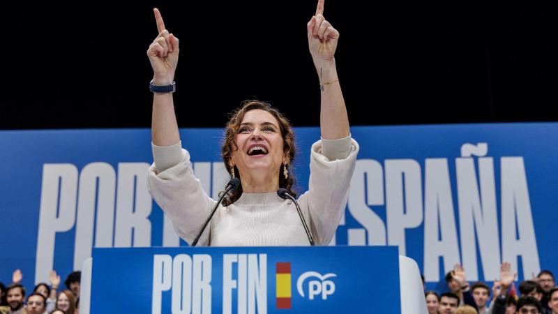 La presidenta de la Comunidad de Madrid, Isabel Díaz Ayuso. EP