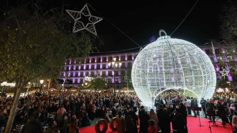 Imagen de archivo de uno de los encendidos navideños de Toledo. EP. 