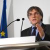 El expresidente de la Generalitat y líder de Junts, Carles Puigdemont, realiza una declaración institucional, a 6 de octubre de 2026, en Waterloo (Bélgica). EP.