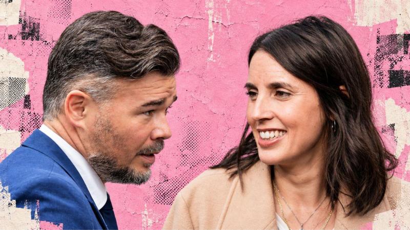 Gabriel Rufián e Irene Montero