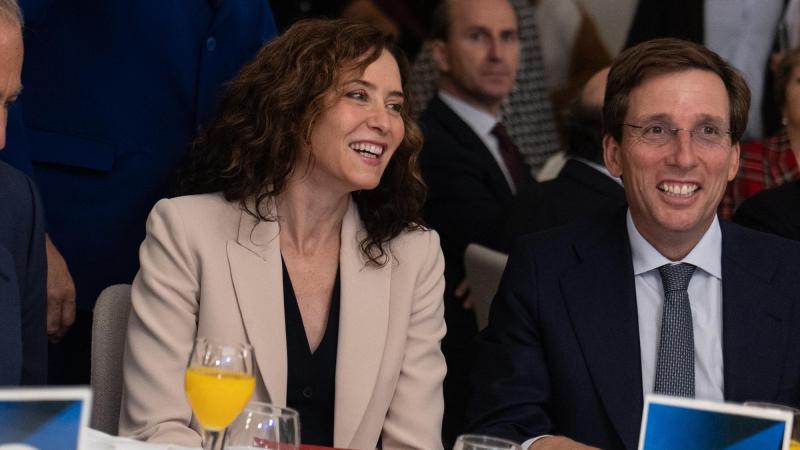 La presidenta de la Comunidad de Madrid, Isabel Díaz Ayuso, y el alcalde de Madrid, José Luis Martínez Almeida. EP