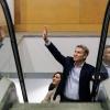 La presidenta de la Comunidad de Madrid, Isabel Díaz Ayuso, el presidente del Partido Popular, Alberto Núñez Feijóo, durante un acto de precampaña del Partido Popular. EP.