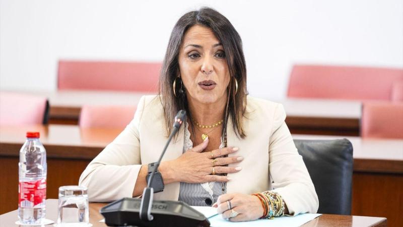 La candidata a Defensora del Pueblo Andaluz, Marta Bosquet, interviene en la Comisión Consultiva de Nombramientos del Parlamento de Andalucía / EP