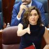 La presidenta de la Comunidad de Madrid, Isabel Díaz Ayuso, en la Asamblea. EP