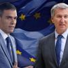 El presidente del Gobierno, Pedro Sánchez, y el líder del Partido Popular (PP), Alberto Núñez Feijóo. EP.