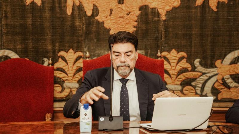 El alcalde de Alicante, Luis Barcala. EP.