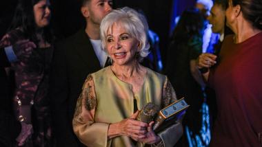 Isabel Allende tras recibir el Premio Planeta ©Alberto Paredes Europa Press