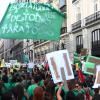 Imagen de la manifestación por la educación pública en Madrid. EP