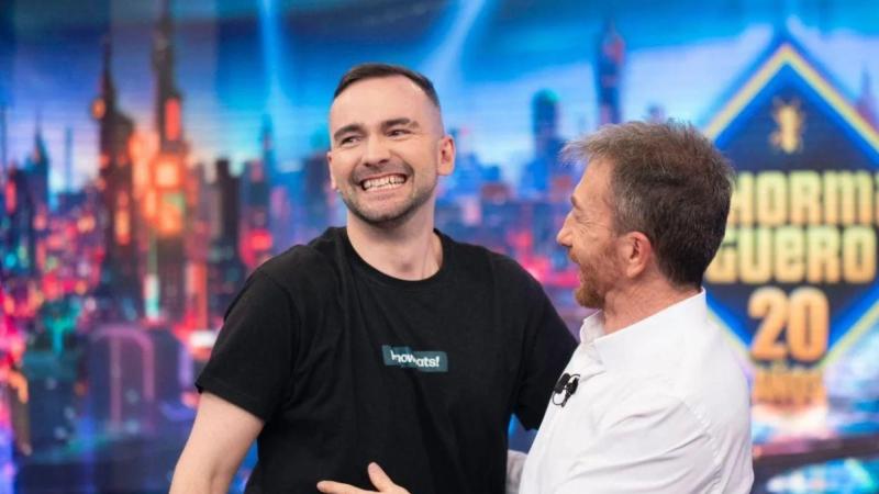 Pablo Motos entrevista a El Xokas en 'El Hormiguero'. Europa Press.