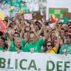 Manifestación por la educación pública en Madrid este 15 de octubre. EP.