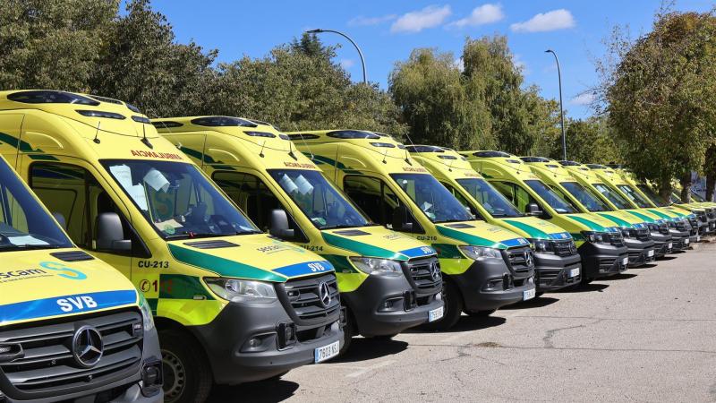 Flota de ambulancias del Sescam.  JCCM