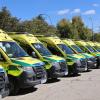 Flota de ambulancias del Sescam.  JCCM