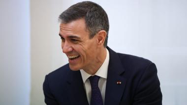 El presidente del Gobierno, Pedro Sánchez, recibe al Gran Duque Guillermo V, en el Palacio de la Moncloa, a 5 de marzo de 2026, en Madrid (España). Alejandro Martínez Vélez / Europa Press.