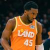 El jugador de los Cleveland Cavaliers, Donovan Mitchell, durante un partido de la pasada temporada