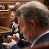El presidente del PP, Alberto Núñez Feijóo, y el líder de Vox, Santiago Abascal. EP