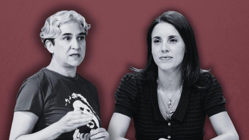 Ada Colau e Irene Montero. EP.