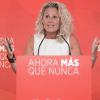 La portavoz de la Ejecutiva Federal del PSOE, Montse Mínguez, durante una rueda de prensa, en la sede del PSOE. EP.