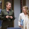 Las primeras ministras de Dinamarca e Italia, Mette Frederiksen y Giorgia Meloni. EP.