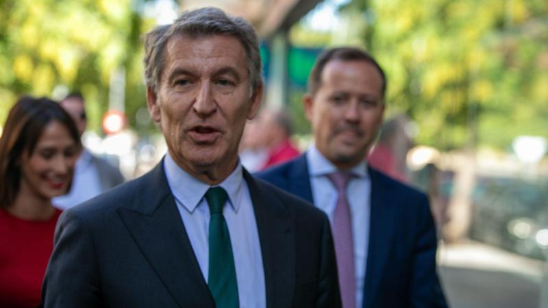 El presidente nacional del PP, Alberto Núñez Feijóo. EP.