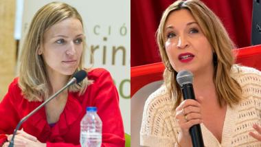 María Jesús Merino y Amparo Torres, cabezas de lista del PSOE al Congreso por Guadalajara y Albacete, respectivamente, tras la modificación de Ferraz. EP.