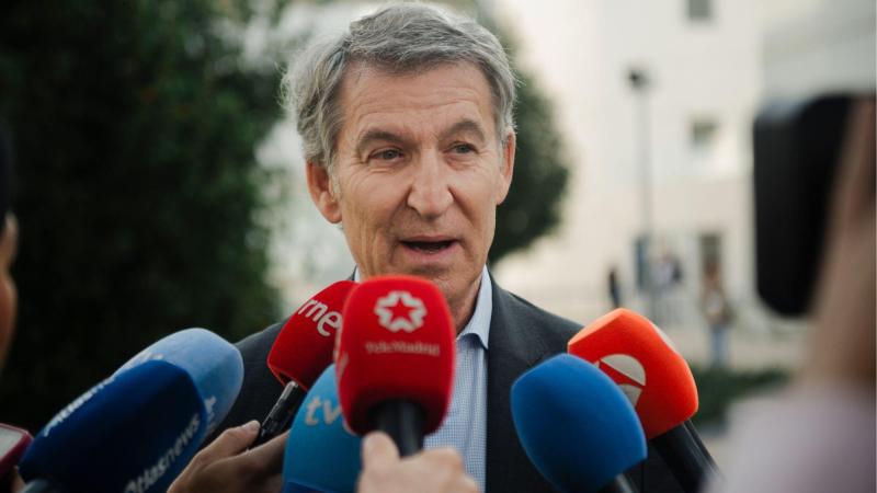 El presidente del Partido Popular, Alberto Núñez Feijóo. EP