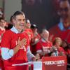 El presidente del Gobierno, Pedro Sánchez, interviene en el acto en Fuenlabrada tras la reunión del Comité Federal. Europa Press.