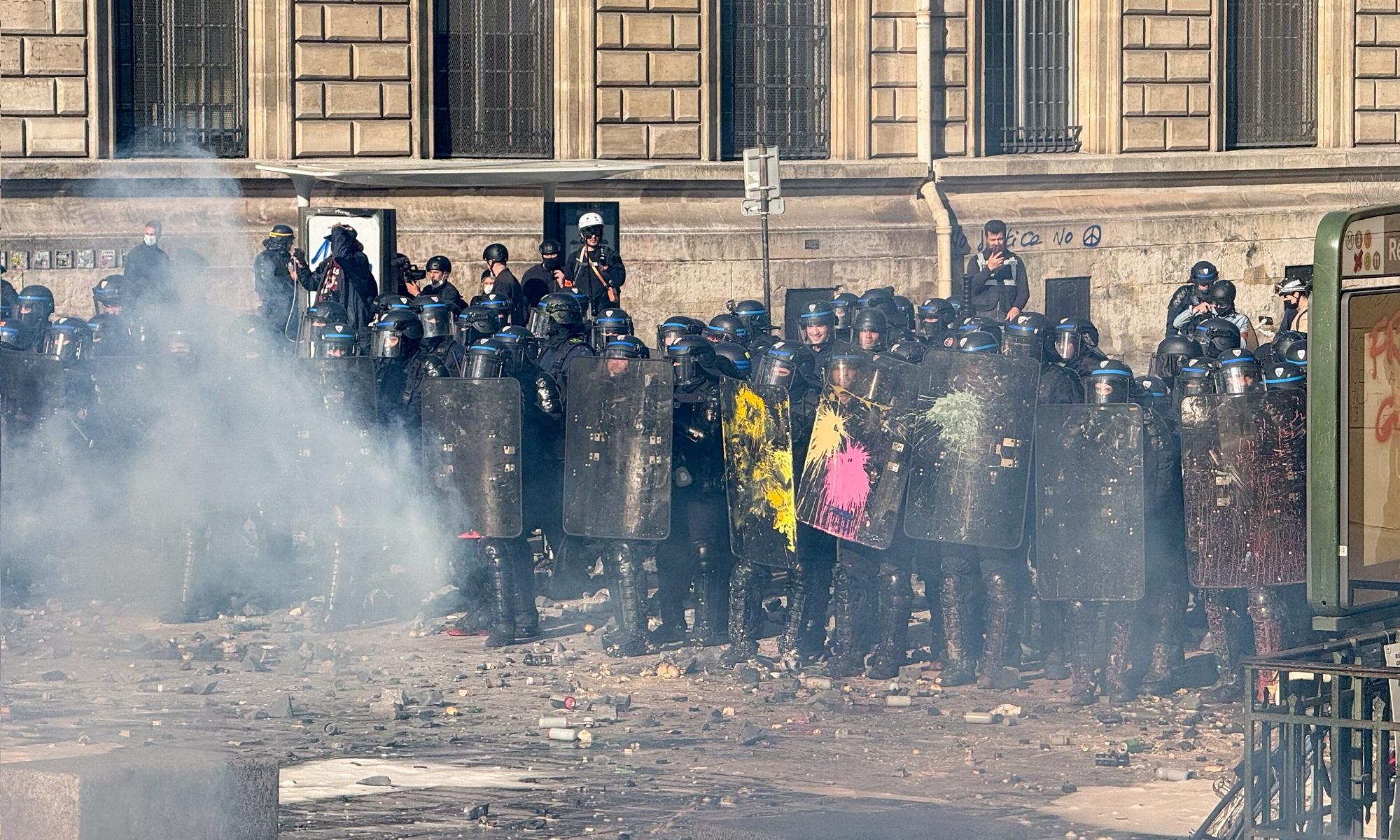 Protestas contra el Gobierno y la situación económica en Francia. EP Protestas contra el Gobierno y la situación económica en Francia. EP