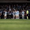 Los jugadores del Celta de Vigo celebran un gol en el partido de Europa League frente a la Juventus en Balaídos. Europa Press.