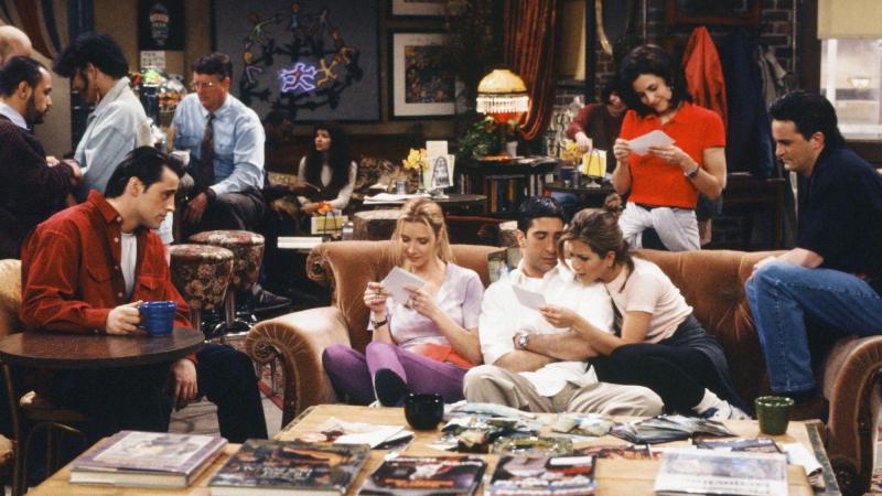 Fotograma de la mítica sitcom 'Friends'.