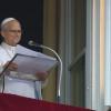 El Papa León XIV durante el rezo del Ángelus. EP.