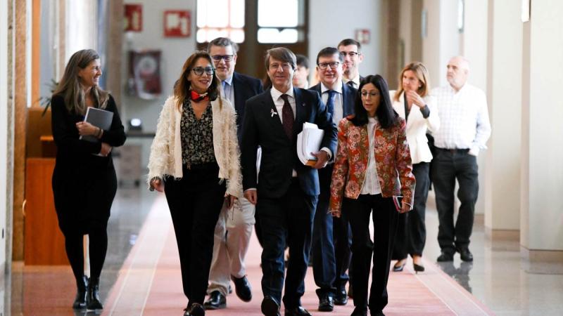 Miguel Corgos, conselleiro de Facenda, esta misma mañana en Parlamento gallego (Foto: Europa Press).