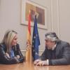 La ministra de Deportes, Milagros Tolón, y el presidente del CSD, José Manuel Rodríguez Uribes, reunidos para abordar los objetivos de 2026. CSD.