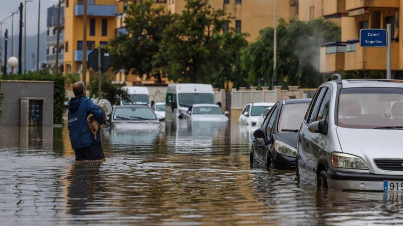 Inundaciones en la zona de la Safor. EP.