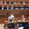 Pedro Sánchez y Alberto Núñez Feijóo en el Congreso de los Diputados. EP