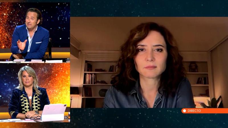 Isabel Díaz Ayuso en 'Horizonte'. MEDIASET ESPAÑA