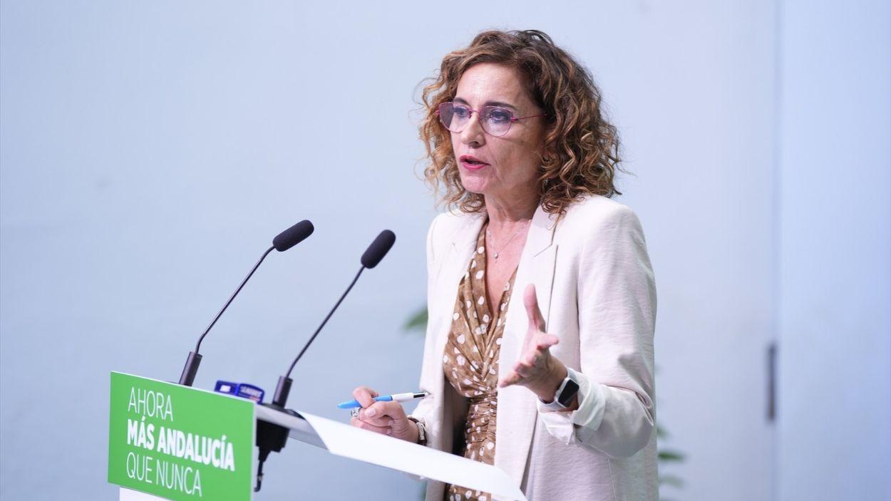 La secretaria general del PSOE-A, María Jesús Montero / EP
