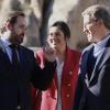 La candidata del PP a la Alcaldía de Cuenca, Bea Jiménez junto a los presidentes del PP regional y nacional, Paco Núñez y Alberto Núñez Feijóo. Facebook