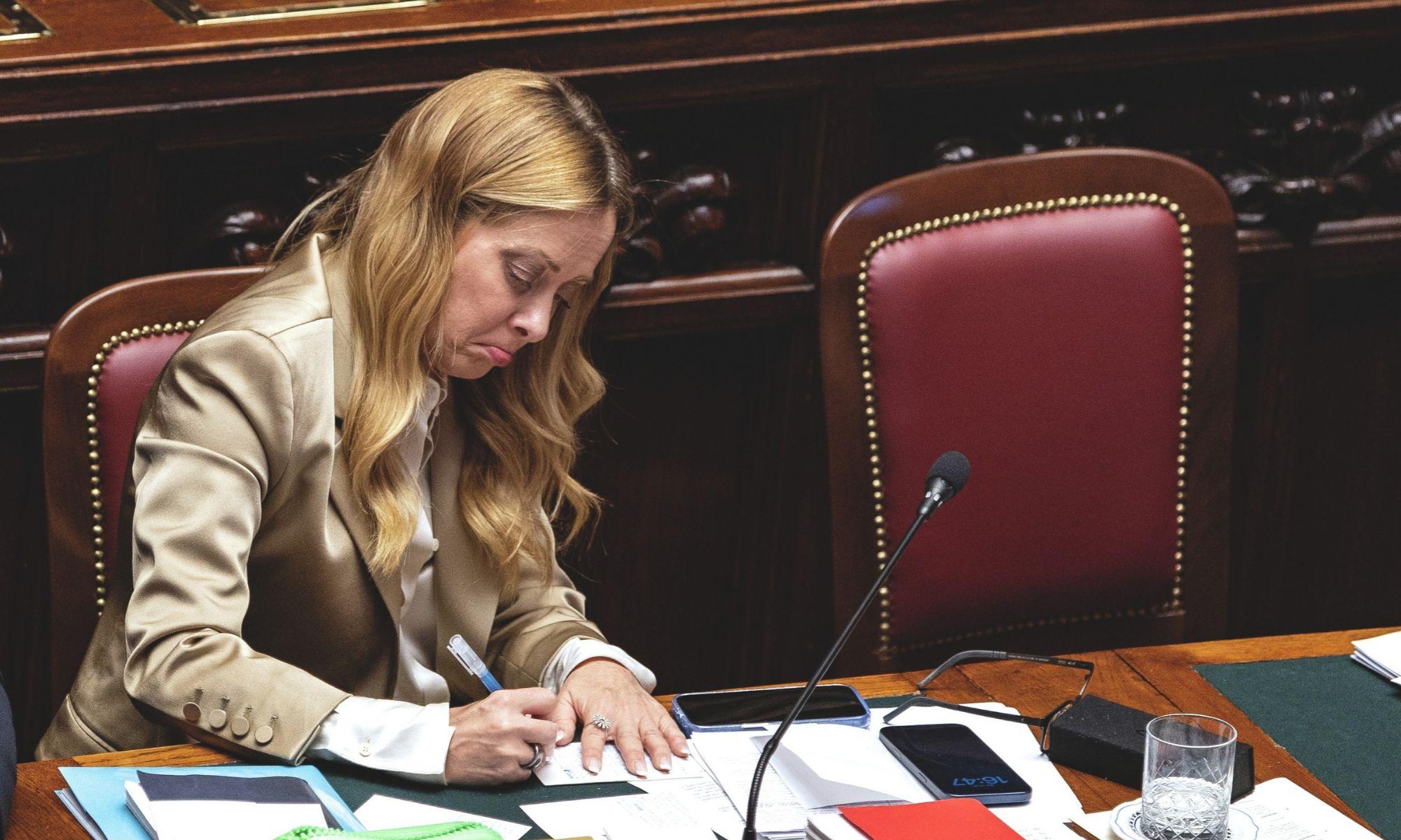 Giorgia Meloni en una imagen de archivo. EP.