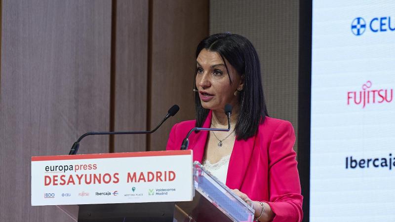 La consejera de Educación de la Comunidad de Madrid, Mercedes Zarzalejo. EP