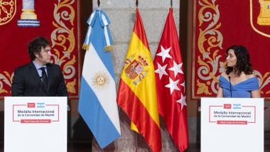 Javier Milei e Isabel Díaz Ayuso. EP