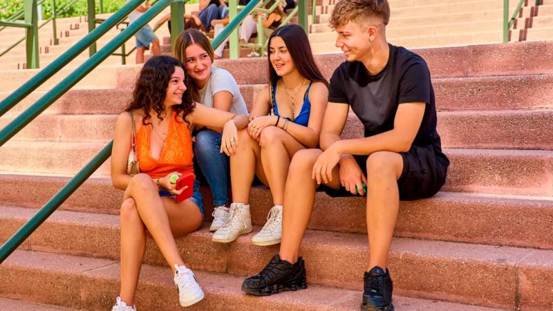 Estudiantes de nuevo ingreso en las instalaciones de la Universidad de Jaén