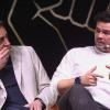 El portavoz adjunto de Más Madrid en la Asamblea y candidato del Frente Amplio en Madrid, Emilio Delgado, y el portavoz de ERC en el Congreso, Gabriel Rufián. Archivo EP