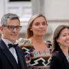 La secretaria general para la Innovación y Calidad del Servicio Público de Justicia, Sofía Puente (en el centro), junto al ministro de Presidencia, Justicia y Relaciones con las Cortes, Félix Bolaños. EP