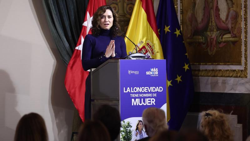 La presidenta de la Comunidad de Madrid, Isabel Díaz Ayuso. EP