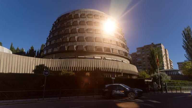 Fachada de la sede del Tribunal Constitucional de España, a 26 de septiembre de 2025, en Madrid. EP.