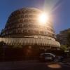Fachada de la sede del Tribunal Constitucional de España, a 26 de septiembre de 2025, en Madrid. EP.