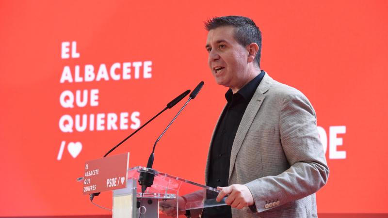El secretario general del PSOE de Albacete, Santiago Cabañero.