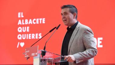 El secretario general del PSOE de Albacete, Santiago Cabañero.