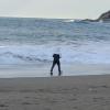 Playa con oleaje. EP.